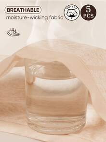 MIOTAN 5条装女士中/高腰内裤，透气亲肤，简约设计 - 彩色 - 查看 6