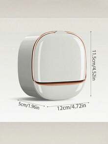 Plato de jabón con forma de ballena de lujo, soporte de jabón de drenaje grueso, material de plástico ovalado grande, sin perfume, adecuado para el hogar, el baño, la cocina, la decoración navideña - Multicolor - Ver 4