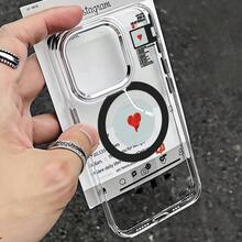 Funda para Teléfono con el Nuevo Álbum deúsica de K-, el Nuevo Artista de, Compatible con 17, 16E, 16, 15, 14, 13, 12, 11 Pro,, X, XR, XSMAX, 8, Plus.Incluye Marco de Lente Plateado Metálico y una Funda Trasera Suave Transparente.17  17promax - transparente - Ver 7