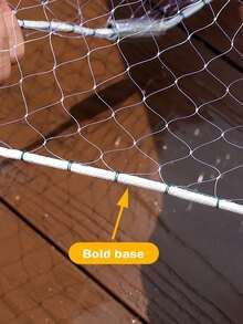 1张2.4米×2.4米海水捕鱼撒网，带重型铅坠，适用于诱饵陷阱、海水和淡水捕鱼。无环可抛式渔网，用于诱饵陷阱和捕鱼。