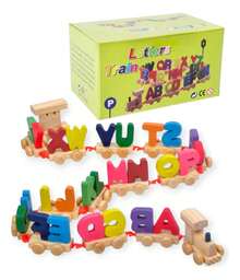 TendenciaTren Juguete Didactico Números De Madera NiñosCalidad premium - Números selva - Ver 1