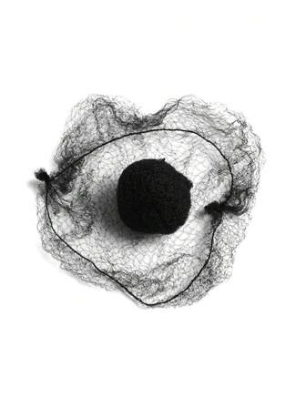 20 Stück/Packung ultra-feine schwarze unsichtbare Haarnetz, geeignet für Stewardess, Krankenschwester, Tanz, hohe Elastizität Haarnetz