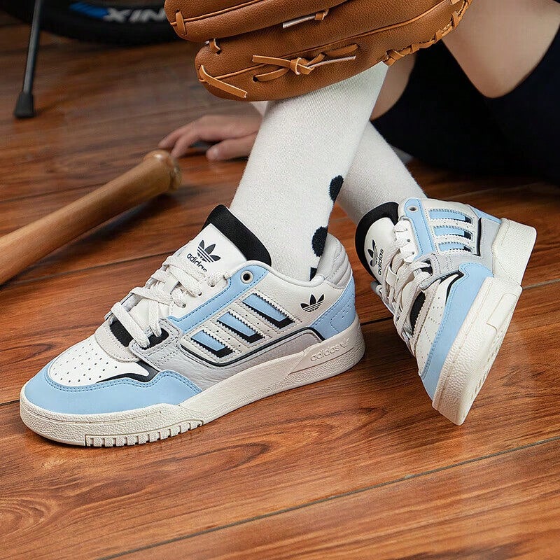 Tênis esportivo casual adidas Drop Step Low 2.0 W masculino e feminino - Azul acinzentado - Visão 1