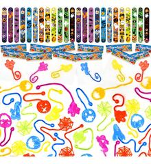 Tendencia48pcs Juguetes De Manos Pegajosas Squishy Halloween RegalosCalidad premium - Paquete de 48 coloridos - Ver 10