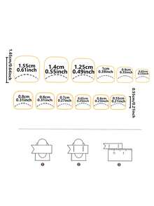 Bộ 24 móng chân giả cao cấp kiểu Pháp, hình vuông, viền đỏ, họa tiết trái tim, bao gồm 1 dũa móng và 1 bộ keo dán móng, thích hợp cho bé gái, các bà mẹ, phụ nữ. Có thể dùng làm quà tặng và dụng cụ làm móng, phù hợp cho Giáng sinh, Halloween, Lễ Tạ ơn, Ngày của Mẹ, Ngày Valentine và các ngày lễ khác. - Nhiều màu - Xem 4