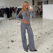 Women Sports Sweater Co-Ords