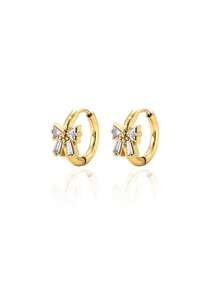 1 Pair Elegant Luxury Bowknot Earrings For Women - Bow - View 3