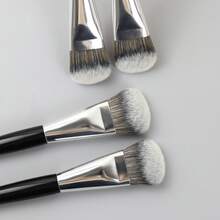 1 Pc Professional Foundation Brush 47 Broom Head Foundation Liquid Shadow Contouring Brush Ladies' Facial Base Makeup Beauty Tool Super Soft - Multicolor - View 10