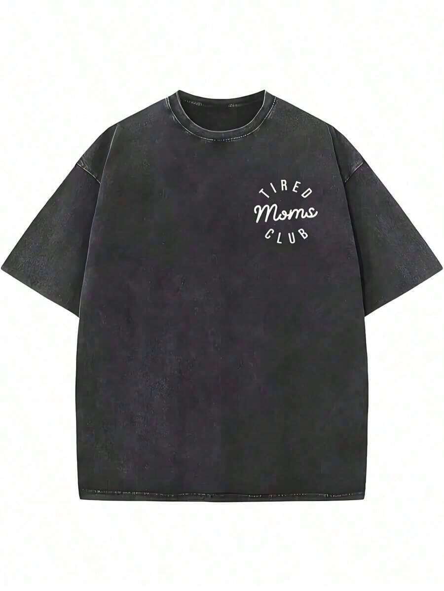 Summer TopsEasy Tiger Shirt, Di Tiger Boxy , Vintage Tigers Crop Top, Easy Tiger , Retro Tiger , Easy Tiger T-Shirtcotton High-Quality Pure Vintage Co - 黑色 - 查看 1