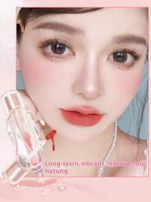NOVO Long-Lasting, Non-Transferring Matte Lip Gloss, Liquid To Matte Texture, Soft Focus Nude Effect, Matte Makeup Finish, Quick Drying, Great Gift For Women, Birthday, Holiday, Graduation, Party, Fashion Makeup - 812# Fragrant Milk Tea - View 2