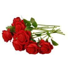 1 pezzo Scatola portagioie creativa a forma di rosa, scatola portagioie imbottita a forma di rosa, profumo di rosa artificiale singola, regalo di Natale e San Valentino, scatola per anello di fidanzamento e orecchini, regalo di alta gamma per le vacanze, decorazione per la stanza del trucco - Multicolore - Visualizzare 6
