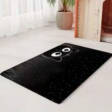 1pc Cat Print Pet Food Mat, Pet Pad, Suitable For All Seasons, Can Be Used As Dog/Cat Cage Mat