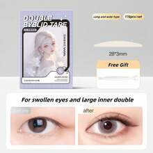 OEIEZ 200pcs Double Eyelid Tapes - Eye Lift Tapes - Invisible Double Eyelid Stickers, Suitable For Monolid Or Asymmetric Eyelids, Say Goodbye To Monolid And Droopy Eyelids, Newly Upgraded - Multicolor - View 14