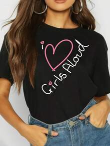 Girls Aloud T Shirt I Love 2025 Tour Music Concert - 款式1 - 查看 1