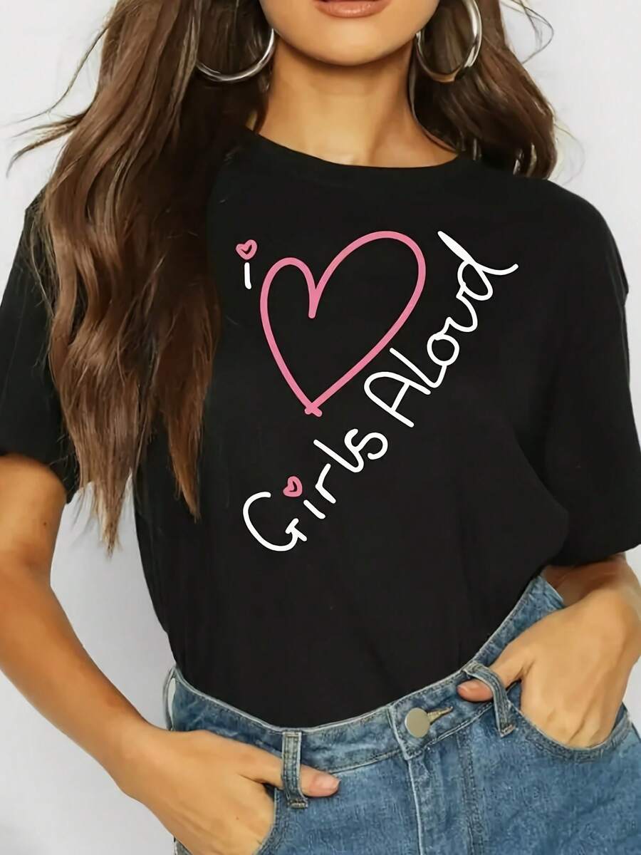 Girls Aloud T Shirt I Love 2025 Tour Music Concert - 款式1 - 查看 1