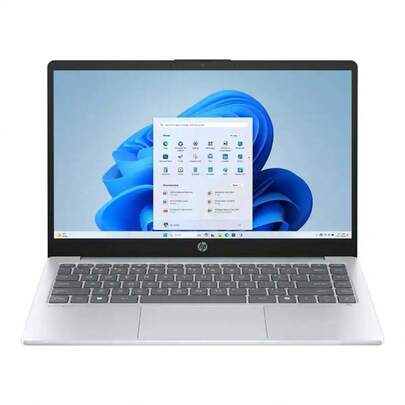 HP 14 Inch HD (1366x768) Laptop, AMD Athlon 7120, 4GB RAM - 128GB UFS, Windows 11 Home - Moonlight Blue