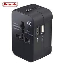 通用旅行适配器，配备 USB-C、GaN PD3.0 Type-C 和 USB-A 快速充电端口，电源转换器，墙式充电器，AC 插头适配器，适用于美国、欧盟、英国、澳大利亚 - 彩色 - 查看 13