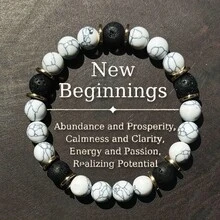 Fashionable Yin Yang Tai Chi Bracelet, Suitable For Daily Wear - Black and White - View 2