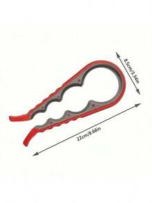 1pc 4-In-1 Bottle/Can Opener, Convenient For The Weak-Handed And Elderly - Kitchen Tool, Easy To Open Cans, Bottles, Jars. Multi-Function Plastic Bottle Opener, Non-Slip Gadget, Creative Bottle Cap Opener, Can Lid Screwdriver, 4-In-1 Can Opener. - Multicolor - View 7