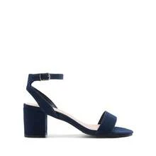 Women's Heeled Sandals, Fashionable Design, Suitable For Party And Commuting - Navy Blue - View 3