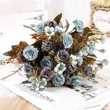 1 Piece Artificial Lilac Flower Bouquet, Long-Lasting Non-Fading, Maintenance-Free Tabletop Decor, Suitable For Home, Wedding, Valentine's Day, Anniversary, Office Decoration - Multicolor - View 7