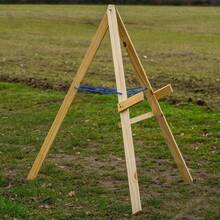 Wooden Foldable A-Frame Archery Target Tripod Stand - Default - View 2
