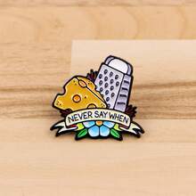 Cute Enamel Pin Lapel Pins Badges On Backpack Women's Brooch Clothes Gift Jewelry Fashion Accessories - Black - View 3
