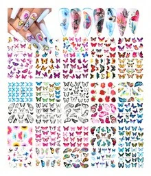 TendenciaStickers Para Uñas Press On  Pegatinas Gran Mariposa 30 PcsCalidad premium - 1 - Ver 1
