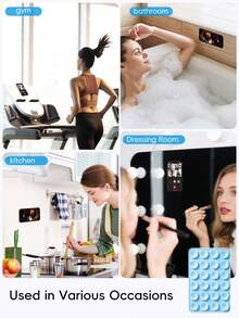 4 sets de soporte de teléfono de silicona, 17 combinaciones de colores. Soporte de teléfono con ventosa de doble cara, ventosa de silicona, diseño antideslizante, adecuado para todos los modelos de teléfonos. Versión transparente, compatible con iPhone y teléfonos Android. Regalo de cumpleaños, adecuado como regalo para familiares y amigos. Accesorios para teléfonos. - transparente - Ver 9