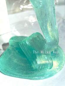 1瓶110毫升泡泡糖香味水晶粘土，减压玩具，圣诞礼物；1瓶星空蓝水晶史莱姆，蓬松弹力减压玩具；1瓶超柔软黄油史莱姆，带棒棒糖和冰淇淋装饰，香味派对礼品史莱姆