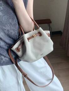 JW Dumpling Bag JH30692 Hana Small New Women's Bag, Shoulder Crossbody Handbag Multi-Use, Suitable For Work Commute, Outing, Shopping, Dating, Lightweight Durable Suede High-Fashionable Versatile Bag