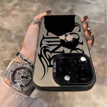 Funda de teléfono para anime coreano Leveling con un silueta fresca del protagonista masculino, adecuada para modelos de 16, 15, 14, 13, 12, 11 Pro, X, XR, XS, 8 y Plus, con un acabado mate para protección caídas.17  17promax - Negro - Ver 6
