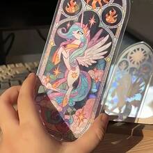 MY LITTLE PONY 我的小马驹亚克力桌面摆件，高端双层卡通人物模型，色彩缤纷的手工房间装饰，送给朋友和粉丝的最佳礼物，理想的派对中心装饰和置物架装饰 - 彩色 - 查看 8