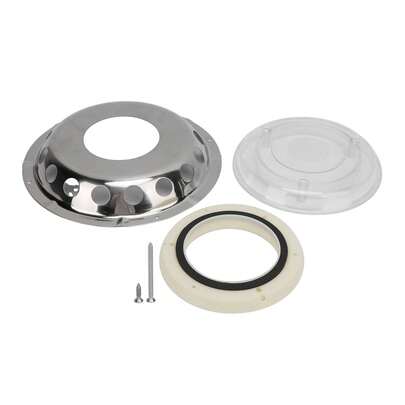 Ventilationsport i rostfritt stål för marin däck - Däckspanel, vattentät och korrosionsbeständig ventilationsbeslag för hytt, toalett, läns, yacht och segelbåt