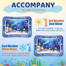 Blue Dolphin Water Play Mat: Promotes Activity And Sensory Development - Multicolor - View 4