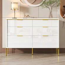 Dressers & Chests Of Drawers - White + Particle Board - View 8