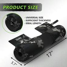 XGKAlmoaa de barra con correas de  inteas y diseño antideizante para empujes de cadera sentaas y estos almoaa tectora para cuo y oros se adapta a - Camuflaje - Ver 2