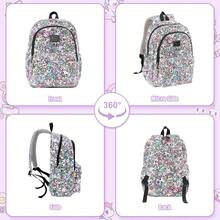 Official Tokidoki Unicorno Backpack With Keychain For Women Men, Cartoon Large Capacity Travel Laptop Book Bag Casual Daypack Shoulder Bag - 粉色 - 查看 5