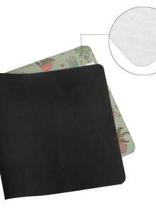 Plants And Cats Desk Mat Green Mousepad Cute - trắng - Xem 4