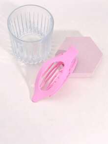 3pcs Flat Hair Clips For Thick Thin Hair, Strong Hold Matte Claw Clips, Elegant French Duckbill Hairpins, For Dating And Party Use, Summer Vacation Accessories Ideal Gift, Hair Accessories For Women Girls, Fashion Non-Slip Hair Jaw Clips, Comfortable Curved Flat Clips, Pink, Blue, Black