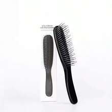 Peigne en acier antistatique pour l'entraînement de perruque, peigne de nettoyage spécialement conçu pour les perruques en cheveux humains et synthétiques - Noir - Voir 13