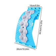 1PC Back Stretcher Multi-Level Adjustable Massager Waist Neck Fitness Humpback Relaxation Massager With Lumbar Support