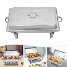 9L Chafing Dish Buffet Set Food Warmer Buffet Server Stainless Steel Chafing - 1 - View 1