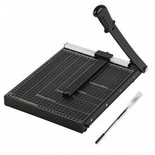 Senmeo Manual A4 Paper Cutter With Metal Base - 12-Sheet Capacity Heavy-Duty Trimmer For Crafts Cardstock Photos - màu đen - Xem 11