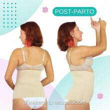 TendenciaFaja Postparto Postcirugía Alta Sin Varillas Maternidad. Beige de calidad premium
