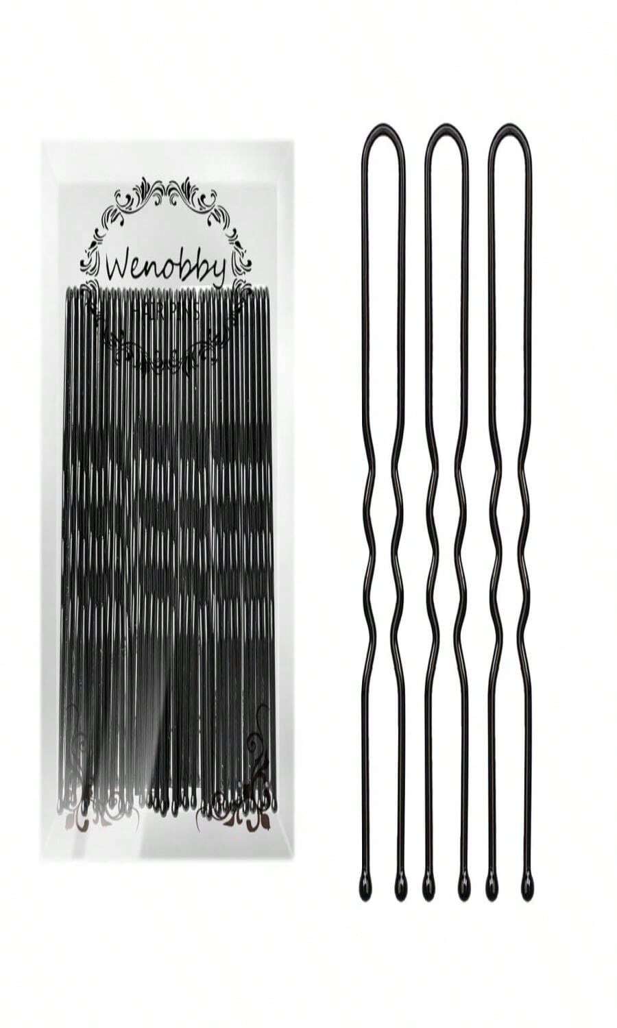 U Shaped Hair Pins For Buns, 100 PCS 28" Hair Pins For Women Hair Styling With Thick Hair - MàuA - Xem 1
