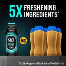 "Downy Unstopables Fresh Scent Beads |     3X Concentrated Laundry Booster (90-Day Scent Retention Technology) |     100% Plant-Based Encapsulation |      For Sensitive Skin & Baby Clothes"* - 1 - 查看 7