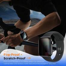 5Pcs Anti-Peeping Privacy Soft Film, Ultra-Thin Hydrogel Waterproof Shock-Absorbing Screen Protector Anti-Scratch Smooth Touch Full Coverage Anti-Drop Watch Screen Protector Compatible With Apple Watch Ultra 49mm 45mm 44mm 42mm 41mm 40mm 38mm Compatible With Iwatch Series 11/10/9/8/7/6/SE 5 4 - Clear - View 9