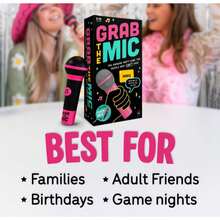 Family Gathering Essential Lucky Egg Official  Karaoke Board Game With Soft Foam Microphone, 125 Fun Bad Lyric Cards, 8+ Years Old, 2-10 Players Interactive Board Game, Suitable For All Festivals, Kids Birthday Party Gift - A - Xem 9