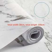 1pc Waterproof Non-Adhesive Marble Pattern Vinyl Material Shelf Liner - Non-Slip Washable Cabinet Mat, Suitable For Kitchen Refrigerator Cabinet, Food Pantry, Bathroom - Refrigerator Mat, Home Dehumidifier, Spring Summer Picks, Brides Maid Gifts, Room, Bedroom Decor, Bedroom Decor, Beach, Travel, For Men, For Women, Vacation,Cute Stuff - Marble Texture - View 12